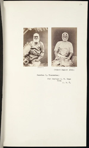 Photographs of Ratu Cakobau