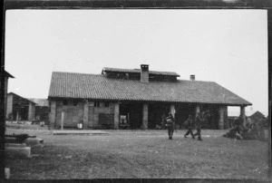 Kitchen block at Camp 57, Gruppignano, Italy - Photograph taken by Lee Hill