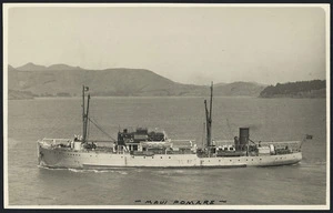 The Maui Pomare at sea