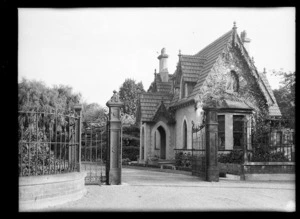 Gate house at Mona Vale, Fendalton, Christchurch