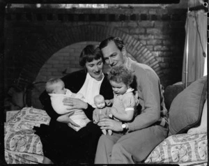 Richard and Edith Campion, with their daughters Anna and Jane