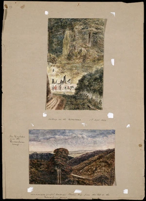 Pearse, John 1808-1882 :[Rimutaka and Wairarapa scenes. 1854]