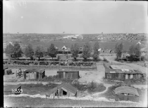 The New Zealand Engineering Camp and Artillery horse lines, Coigneux, France