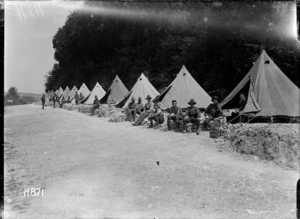 Soldiers' quarters at Pas-en-Artois, France, World War I
