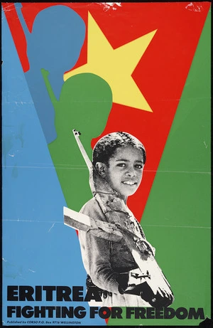 CORSO: Eritrea; fighting for freedom. Published by CORSO, PO Box 9716, Wellington [ca 1980?]