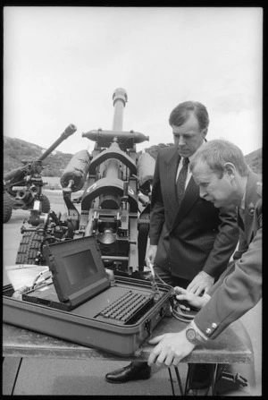 New artillery computer for the New Zealand Army - Photograph taken by John Nicholson