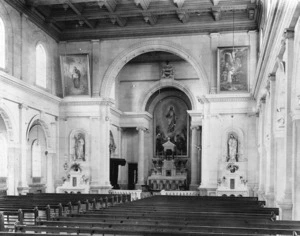 Interior of the the Basilica of the Sacred Heart, Hill Street, Thorndon, Wellington