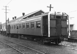 Passenger carriage AF 941 at Wellington Railway Yards