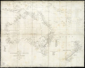 Map of Australia, New Zealand, and the adjacent islands / by John Arrowsmith, 1841.