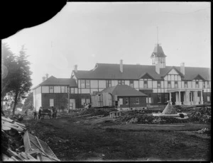 Government House, Newtown, Wellington, during renovations