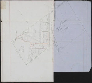 Detail from deed - Early plan of Percy Scenic Reserve