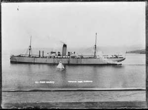 The ship Nerehana, later known as Port Hardy, in Wellington Harbour - Photograph taken by David James Aldersley