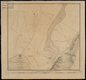 Nelson anchorage / surveyed by Captn. Stokes, H.M.S. Acheron, 1849.