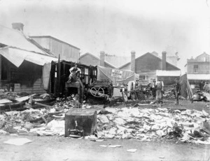 Site of the 1866 fire at Daily Telegraph office, Napier