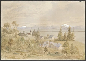 Oldham, Alicia V, fl 1893 :Nelson Harbour from Wakapuaka. 1893.