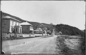 Photograph of a view of Oriental Bay, Wellington