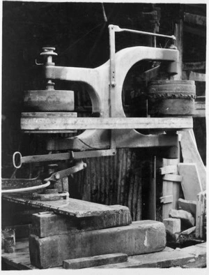 [Machine for polishing marble for use in construction of Parliament Buildings]
