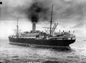 TSS Rotorua at sea