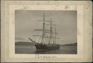 Ship Braemar, Wellington Harbour