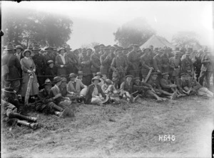 Canadian nurses attend the New Zealand Infantry Brigade horse show, France