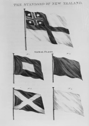 Standard of New Zealand, a flag accepted by Maori as their national flag in the 1830s