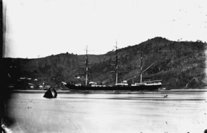 Sailing ship Caroline near Port Chalmers