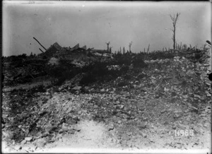 The ruins of Puisieux, France, World War I