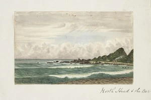 Welch, Joseph Sandell, 1841-1918 :Martins Bay, Otago. North Head and the bar. [February, 1870]