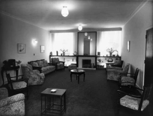 View of a delux suite sitting room, Royal Oak Hotel, Wellington
