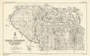 Map of Wendon, Wendonside, & pt. of Greenvale Survey Districts [electronic resource] / drawn by W. Deverell, July 1899.