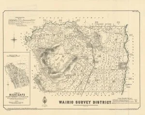 Wairio Survey District [electronic resource] / drawn by W. Deverell, July 1896 - additions to Jun. 1926.