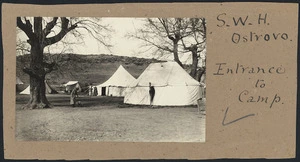 Main hospital camp of the 7th Medical Unit of the Scottish Women's Hospitals for Foreign Service, at Ostrovo, Macedonia, Serbia, during World War I