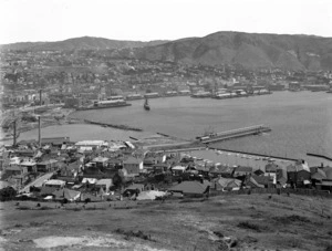 Part 2 of a 3 part panorama overlooking Wellington City