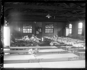 The Blue Mess Room at the New Zealand Convalescent Hospital, Hornchurch, World War I