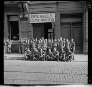 New Zealand ex-prisoners of war in Brussels - Photograph taken by Lee Hill