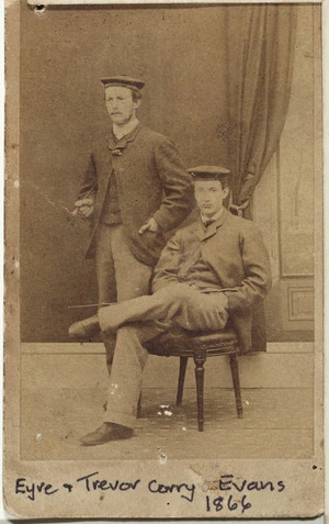 Portrait of Eyre Frederick Fitzgeorge Evans and Trevor Corry Evans