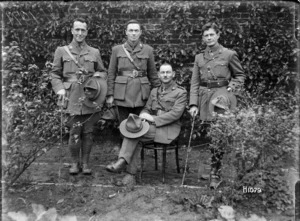 New Zealand Presbyterian chaplains serving in France, World War I