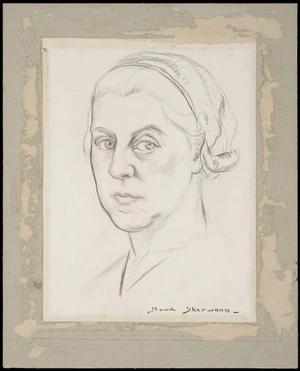 Sherwood, Maud Winifred, 1880-1956 :[Self portrait. ca 1930]