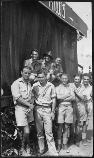 Members of the Kiwi Concert Party in the Pacific