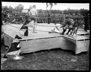 A knock down at the New Zealand Division boxing championships, France