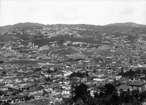 Part 2 of a 4 part panorama overlooking Wellington City