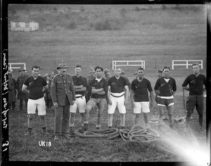 The Codford Depot tug of war team, World War I