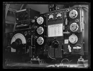 Radio operator's panel in Tasman Empire Airways Short S25 Sunderland flying boat 'Mataatua'