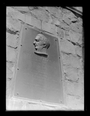 William Hobson memorial plaque, Waitangi