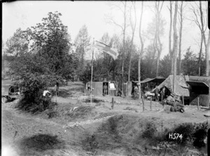 A New Zealand Field Ambulance stationed near Bus-les-Artois, World War I
