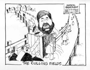 Heath, Eric, 1923- :The culling fields. [10 January 1992].