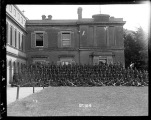 No 2 Company billeted at Daison, Torquay, World War I