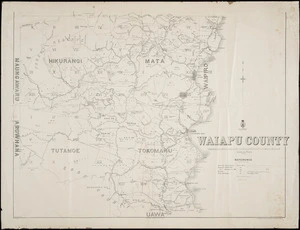 Waiapu County / drawn by Geo. A. Beere.