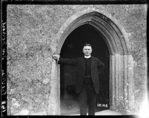 The vicar of Bere Ferrers Parish Church, World War I