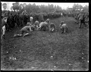 Sports day with the New Zealand Division troops, World War I